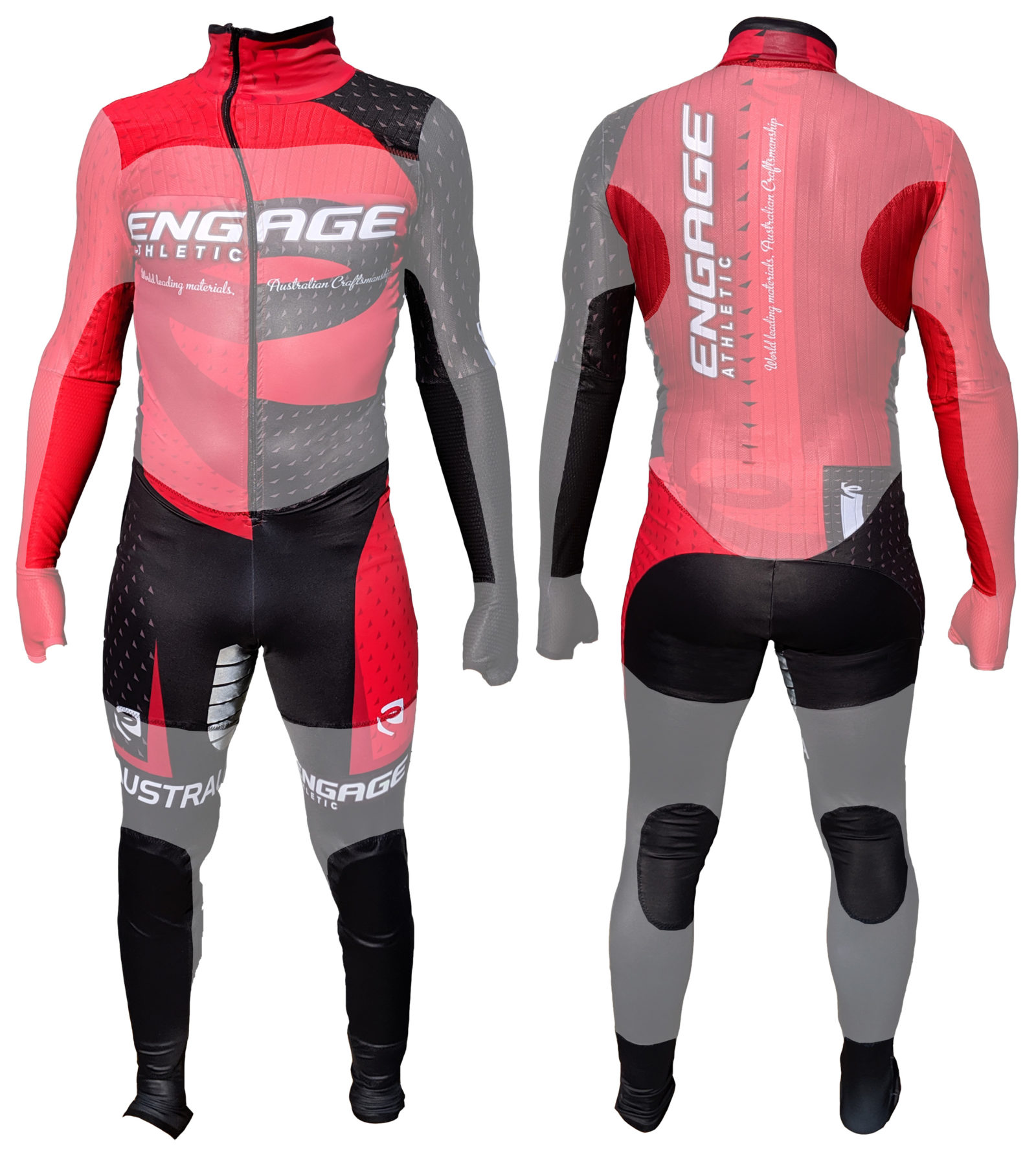 Aero Ice Speed Skating Semi Cut Speed Skating Suit - Inside