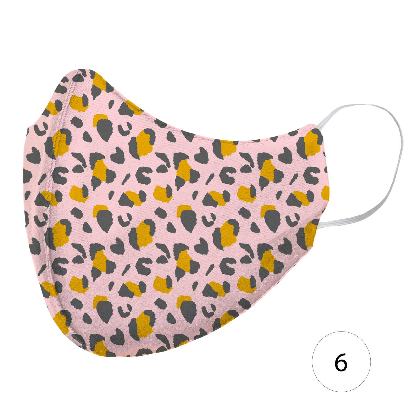 Pink leopard mask