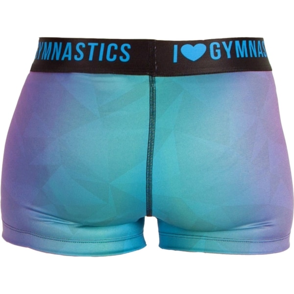 Performance Ladies 3″ Shorts – I ♡ GYMNASTICS – Full Colour