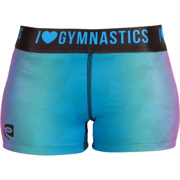 Performance Ladies 3″ Shorts – I ♡ GYMNASTICS – Full Colour