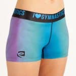 Performance Ladies 3″ Shorts – I ♡ GYMNASTICS – Full Colour