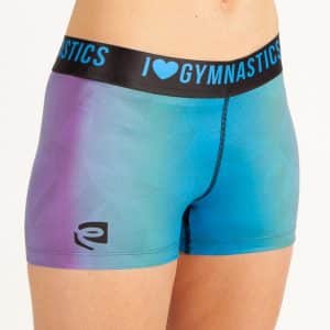 Performance Ladies 3" Shorts - I ♡ GYMNASTICS - Full Colour