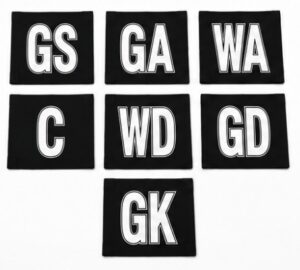 Premium Customised 2-layer Lycra Velcro Squares - Aus Made (Set of 14)